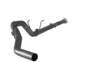 FLO~PRO | 4" Downpipe Back Single No Muffler | 2013-2018 Dodge 2500/3500 6.7L Cummins - S65 | #411017