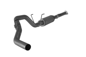FLO~PRO | 4" Downpipe Back Single | 2013-2018 Dodge 2500/3500 6.7L Cummins - S76 | #411018