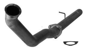 FLO~PRO | 4" Cat & DPF Race Pipe w/ Flange | 2007-2012 Dodge 2500/3500 6.7L Cummins | #411021