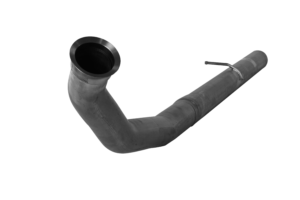 FLO~PRO | 4" Cat & DPF Race Pipe No Muffler | 2007-2012 Dodge 2500/3500 6.7L Cummins - L32 | #411022