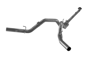 FLO~PRO | 4" Downpipe Back Dual Exhaust | 2011-2019 Ford 6.7L F250/F350 Powerstroke - S89 | #421005
