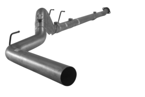 FLO~PRO | 4" Downpipe Back Single Exhaust No Muffler | 2011-2019 Ford 6.7L F350/F450/F550 C&C Powerstroke - S78 | #421017