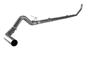 FLO~PRO | 4" Turbo Back Single No Muffler | 1994-1997.5 Ford 7.3L F250/F350 Powerstroke - S69 | #421116