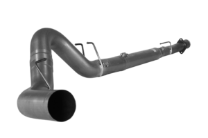 FLO~PRO | 4" SS Downpipe Back No Muffler| 2008-2010 Ford 6.4L F250/F350 Powerstroke - N64 | #422007