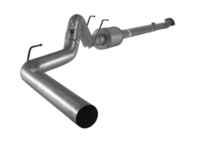 FLO~PRO | 4" SS Downpipe Back Single Exhaust | 2011-2019 Ford 6.7L F350/F450/F550 C&C Powerstroke - S79 | #422016