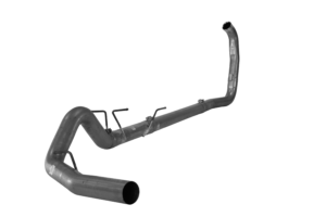 FLO~PRO | 4" SS Turbo Back Single Automatic Only No Muffler | 2003-2007 Ford 6.0L F250/350/Harley Powerstroke - S70 | #422021