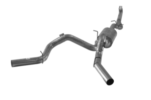 FLO~PRO | 4" Downpipe Back Duals | 2001-2004.5 GM 2500/3500 6.6L DURAMAX | #431102