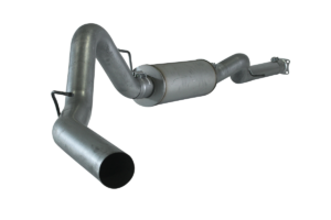 FLO~PRO | 4" Cat Back Single | 2001-2007 GM 2500/3500 6.6L DURAMAX w/OEM 4 Bolt Flange| #431110