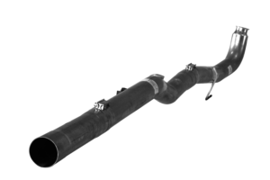 FLO~PRO | 4" SS Cat & DPF Race Pipe No Muffler| 2011-2015 GM 2500/3500 6.6L DURAMAX - R32 | #432015