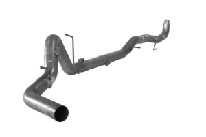 FLO~PRO | 4" SS Downpipe Back Single No Muffler| 2011-2015 GM 2500/3500 6.6L DURAMAX - N63 | #432017