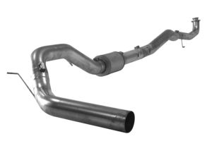 FLO~PRO | 4" SS Downpipe Back Single | 2020-2026 GM 2500/3500 6.6L DURAMAX L5P - S74 | #432027