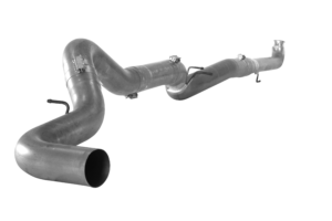FLO~PRO | 5" SS Downpipe Back Single No Muffler | 2001-2004.5 GM 2500/3500 6.6L DURAMAX - S80 | #532111
