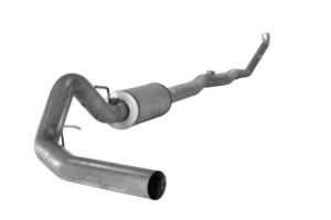 FLO~PRO | 4" Turbo Back Single | 1994-2000 GM 6.5L Diesel - S75 | #431109